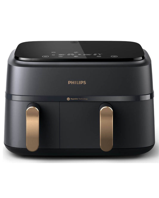 Philips 3000 Series Dual Basket Airfryer - Black