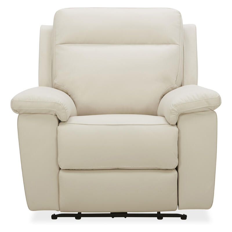 Potenza Electric Recliner Leather Armchair - Taupe