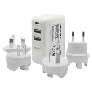 Powertech Travel Charger USB-A & USB-C 5V