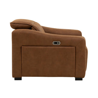 Prestige Electric Recliner Fabric Armchair - Tan