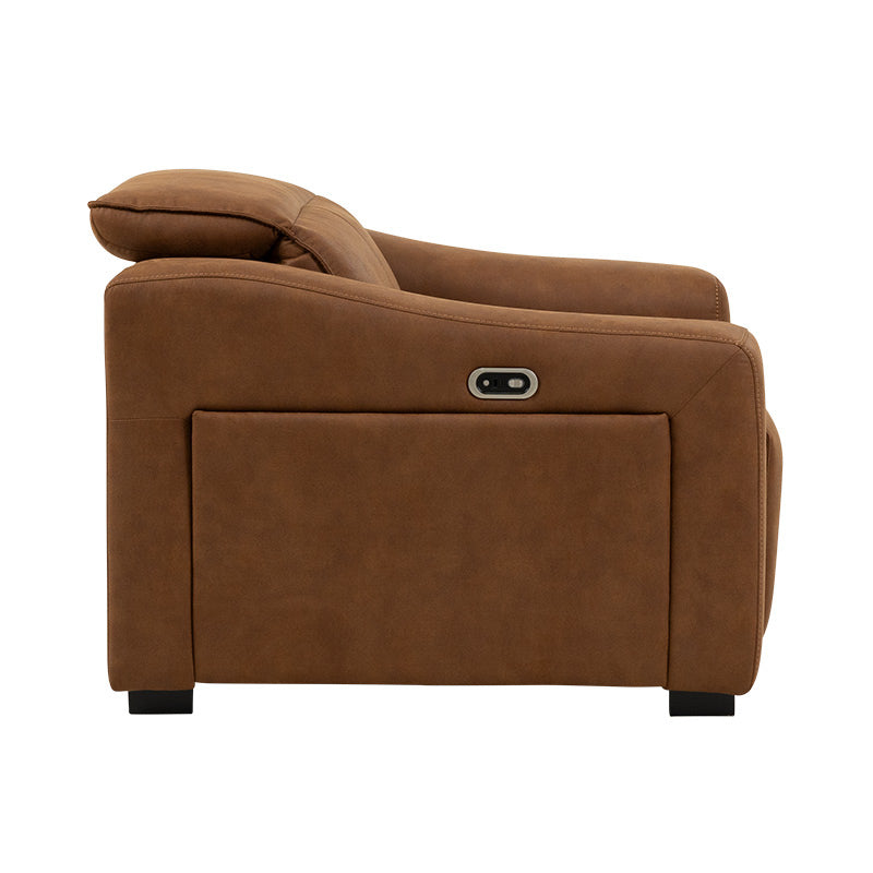 Prestige Electric Recliner Fabric Armchair - Tan