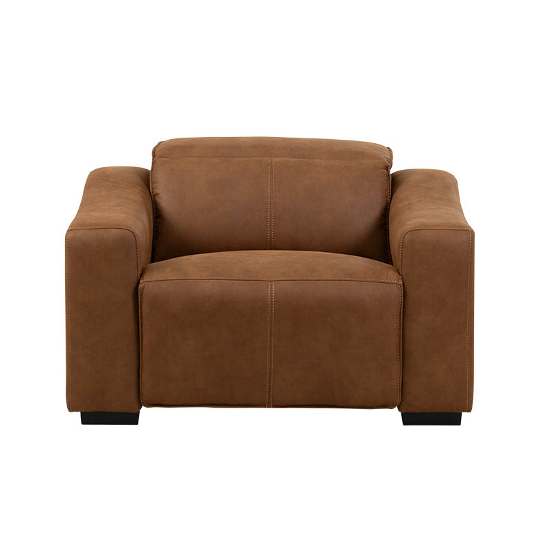 Prestige Electric Recliner Fabric Armchair - Tan