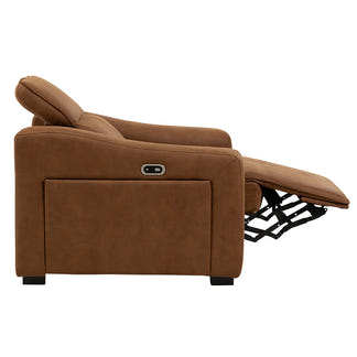 Prestige Electric Recliner Fabric Armchair - Tan