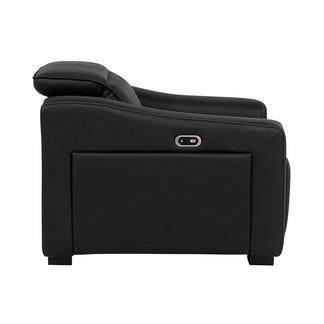 Prestige Electric Recliner Fabric Armchair - Jet