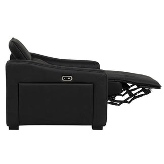 Prestige Electric Recliner Fabric Armchair - Jet