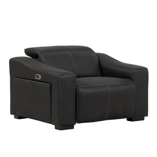Prestige Electric Recliner Fabric Armchair - Jet