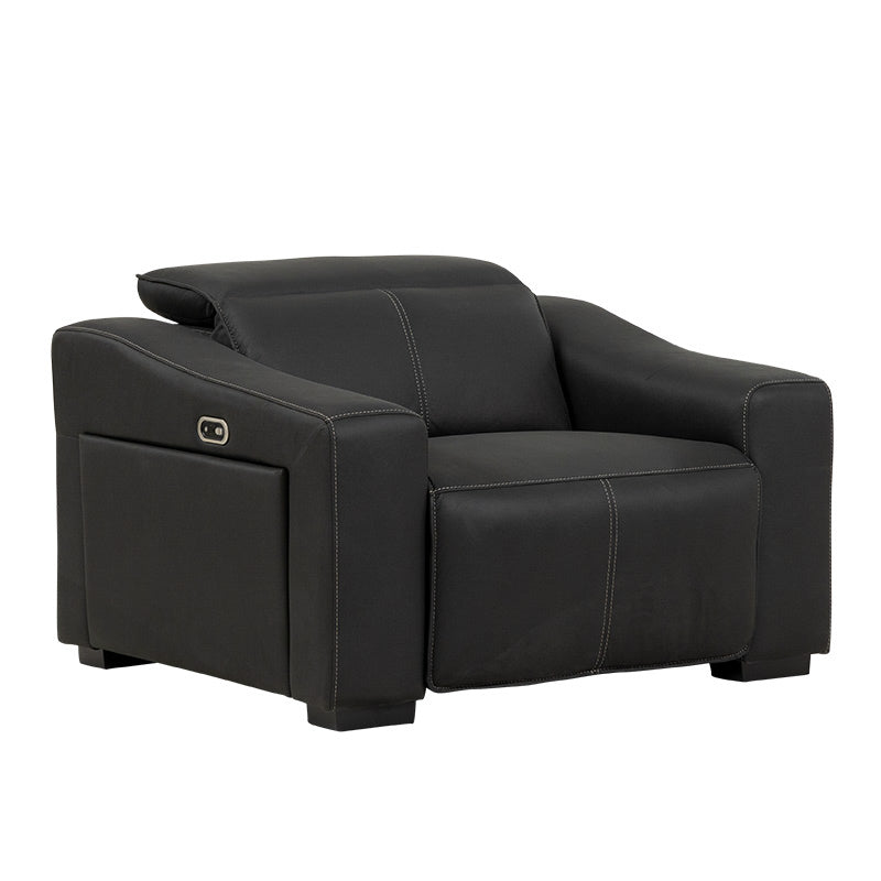 Prestige Electric Recliner Fabric Armchair - Jet