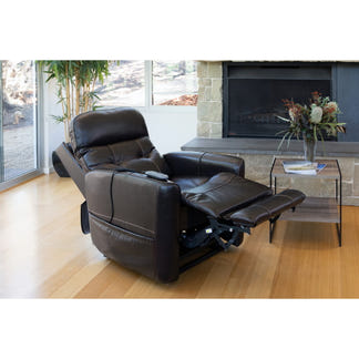 Theorem Seagrove Lift & Recline Fabric Armchair - Walnut