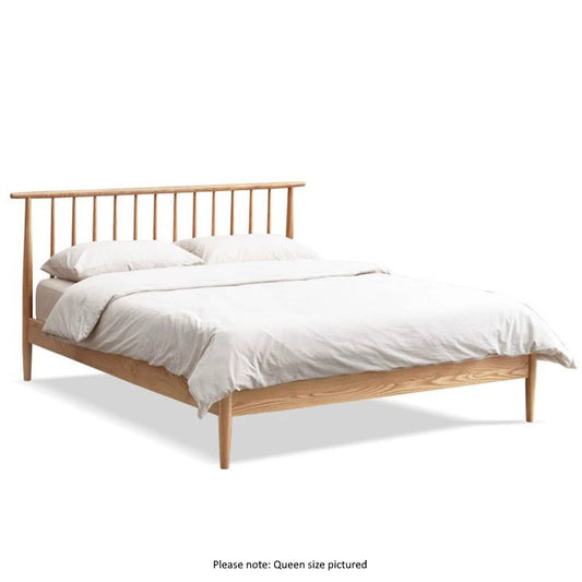 Primo Double Timber Bed - Natural