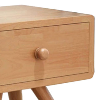 Primo Single Drawer Bedside Table - Pine/Natural