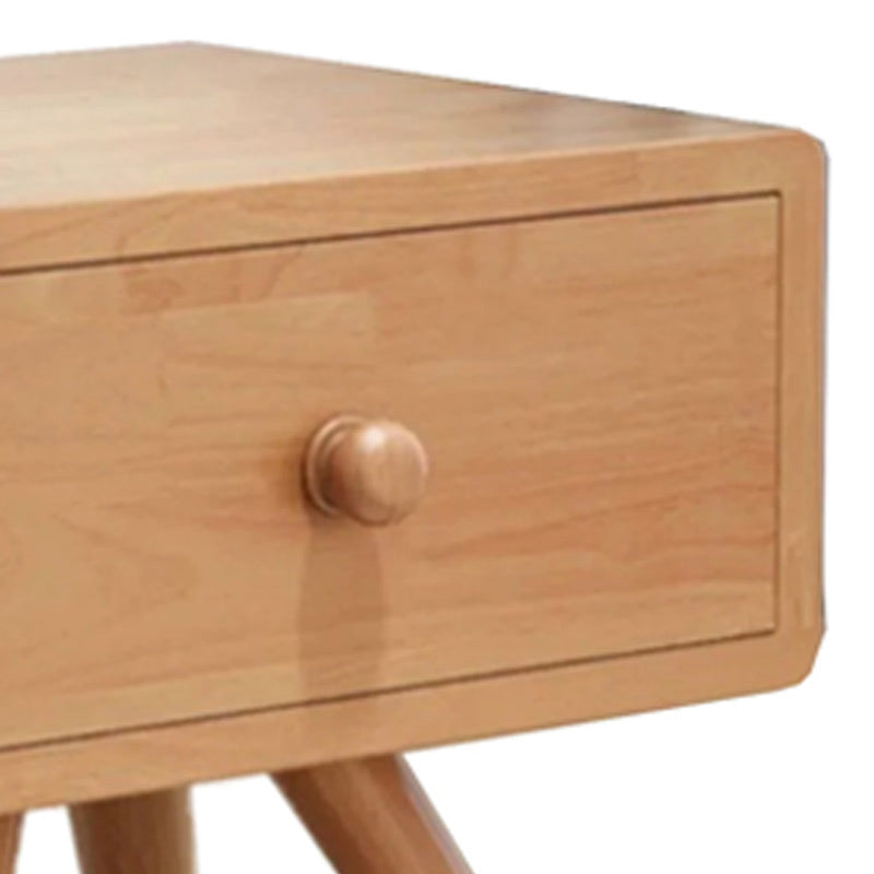 Primo Single Drawer Bedside Table - Pine/Natural