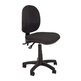 Rapidline ET20 Gas Lift Medium Back Office Chair - Black