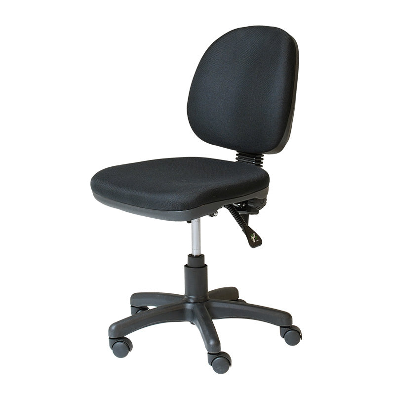 Rapidline ET20 Gas Lift Medium Back Office Chair - Black