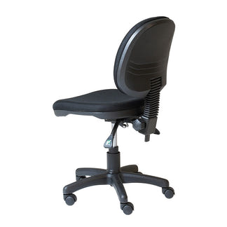 Rapidline ET20 Gas Lift Medium Back Office Chair - Black