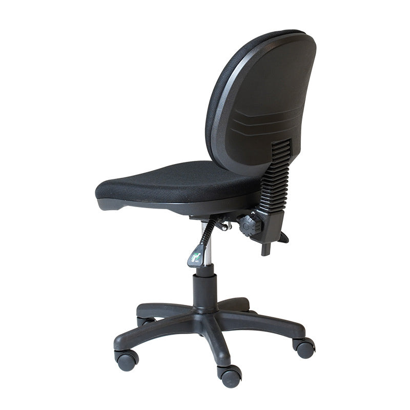 Rapidline ET20 Gas Lift Medium Back Office Chair - Black