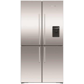 Fisher & Paykel 538L Series 7 Quad Door Refrigerator Freezer, Ice & Water