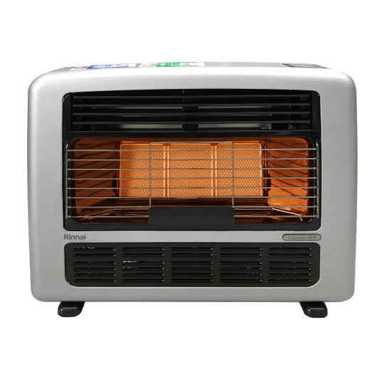 Rinnai Granada Natural Gas Radient Heater - Platinum Silver