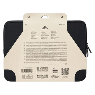 Rivacase 13.3" 5123 MacBook Sleeve - Black