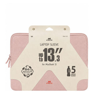 Rivacase 13.3" 5123 MacBook Sleeve - Blush