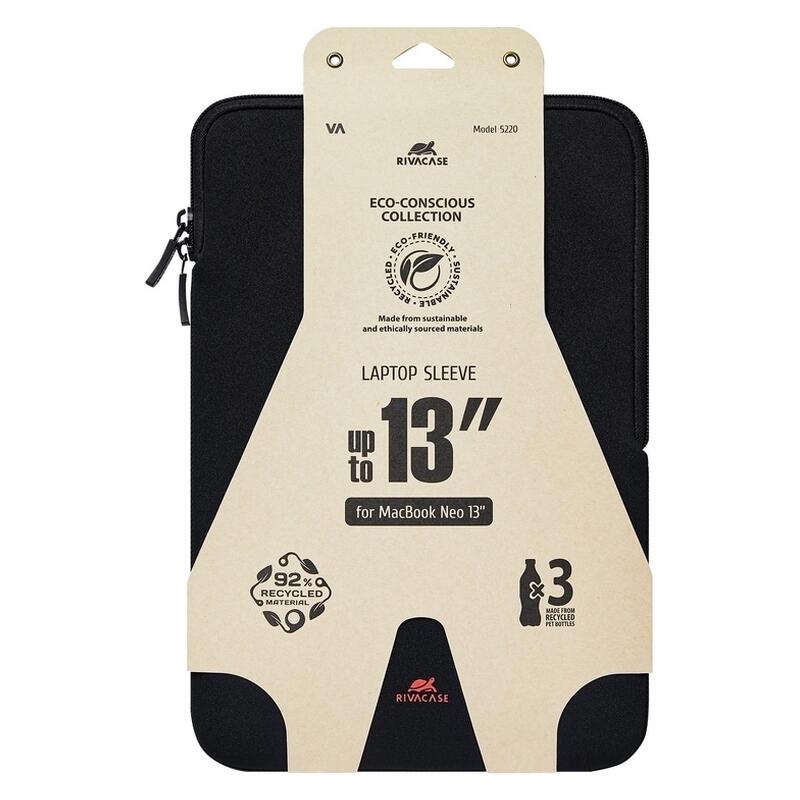 Rivacase 12" 5220 Laptop Sleeve - Black