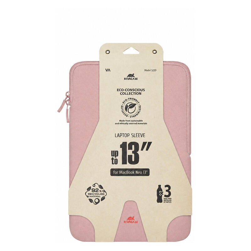 Rivacase 12" 5220 Laptop Sleeve - Blush
