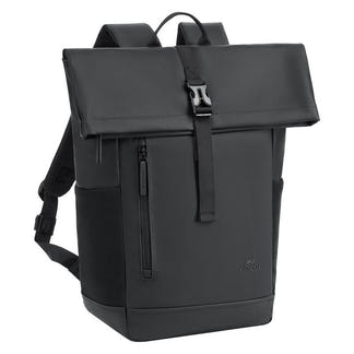 Rivacase 17L Eco Roll-Top Backpack - Black (7826)
