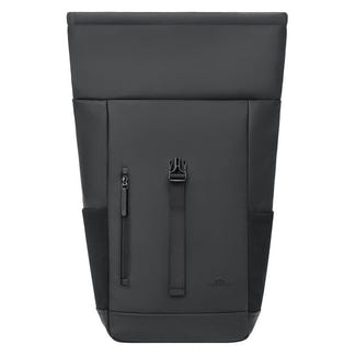 Rivacase 17L Eco Roll-Top Backpack - Black (7826)