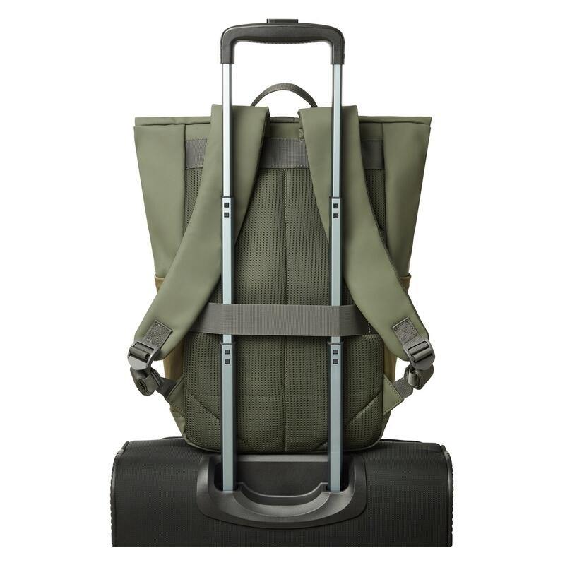 Rivacase 17L 7826 Eco Roll-Top Backpack - Olive
