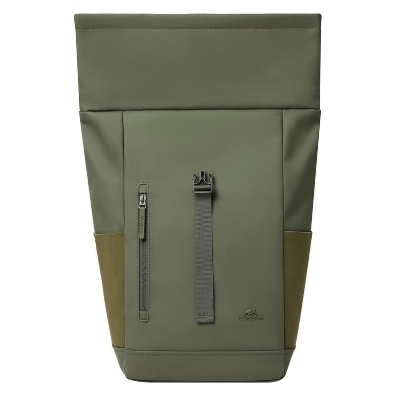 Rivacase 17L 7826 Eco Roll-Top Backpack - Olive