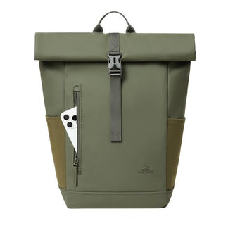 Rivacase 17L 7826 Eco Roll-Top Backpack - Olive
