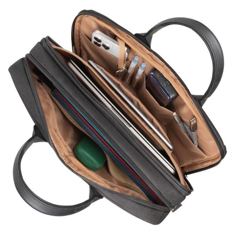 Rivacase 15.6" Eco Laptop Bag with Shoulder Strap - Black (8134)
