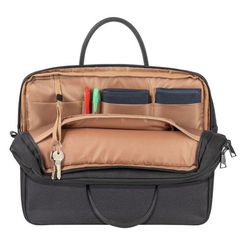 Rivacase 15.6" Eco Laptop Bag with Shoulder Strap - Black (8134)