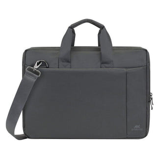 Rivacase 15.6" Laptop Bag with Shoulder Strap - Grey (8231)