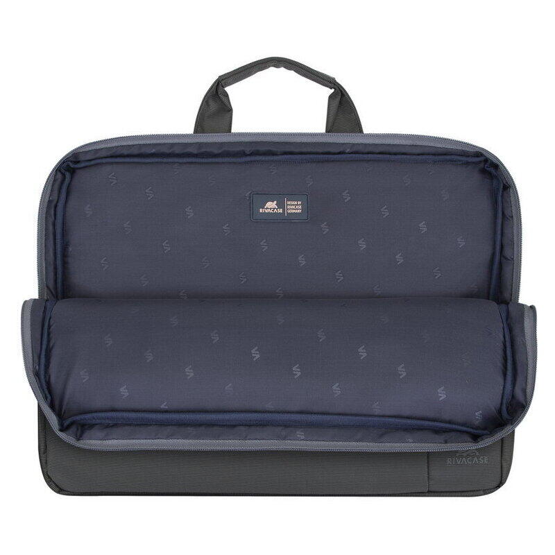 Rivacase 15.6" Laptop Bag with Shoulder Strap - Grey (8231)