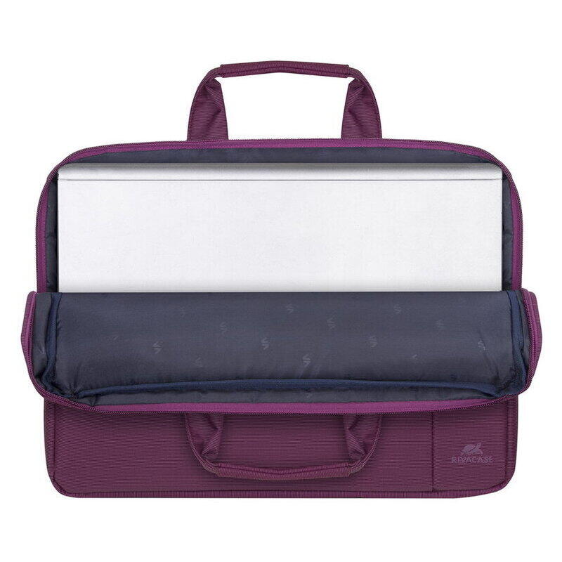 Rivacase 15.6" Laptop Bag with Shoulder Strap - Purple (8231)