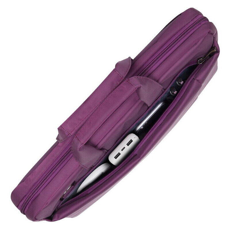 Rivacase 15.6" Laptop Bag with Shoulder Strap - Purple (8231)