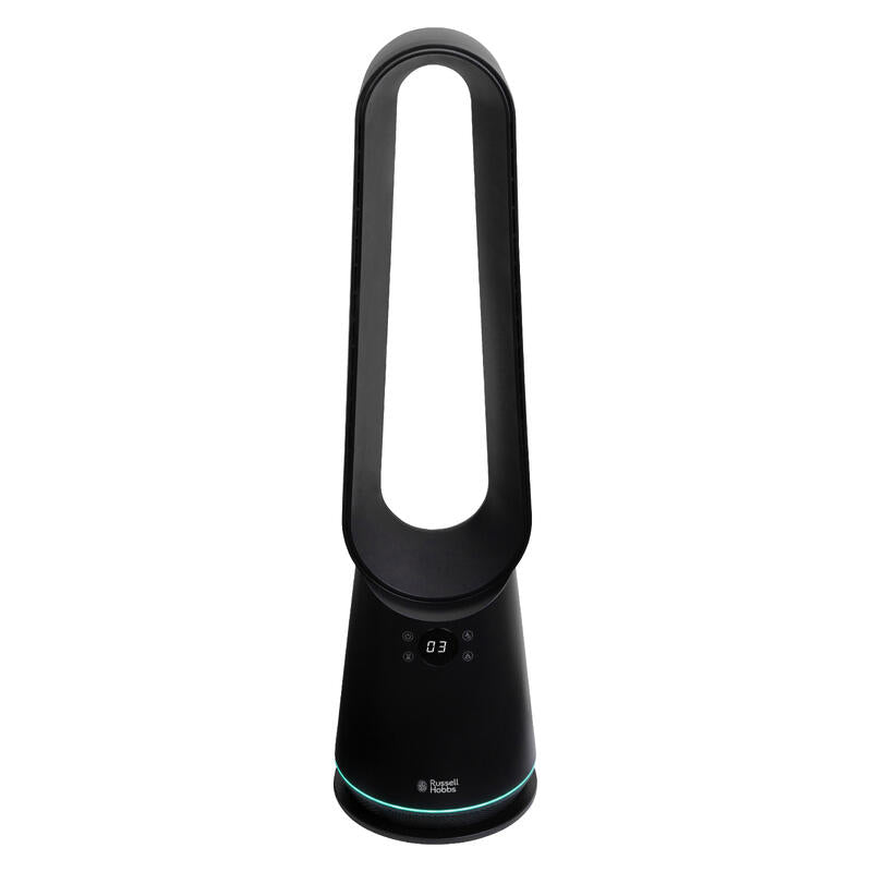 Russell Hobbs 81cm Compact Bladeless Tower Fan - Black