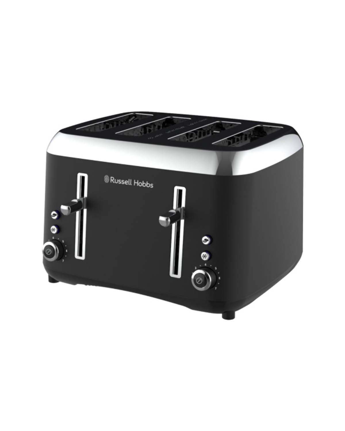 Russell Hobbs Addison 4 Slice Toaster - Matte Black