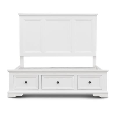 Sala 4 Piece King Bedroom Suite with Dresser and Mirror - White