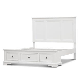 Sala 4 Piece Queen Bedroom Suite with Dresser and Mirror - White