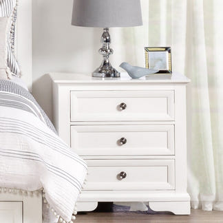 Sala 4 Piece Queen Bedroom Suite with Tallboy - White