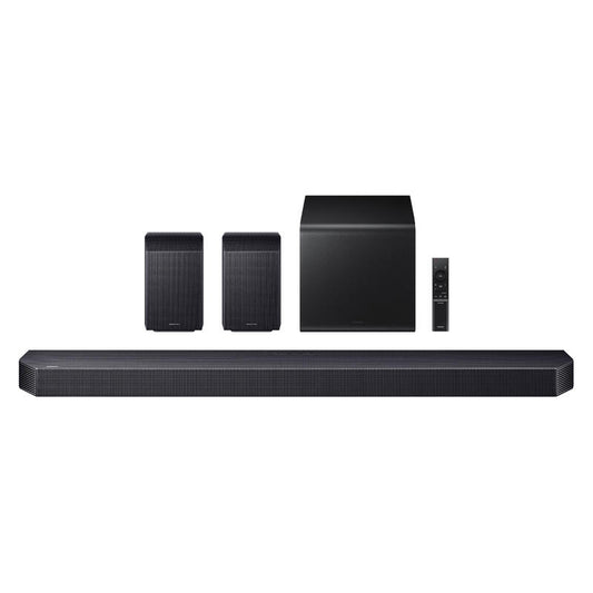 Samsung Q-Series 9.1.4 ch Atmos Soundbar with Subwoofer and Rear Speaker (2026)