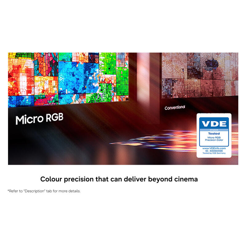 Samsung 100" R85H Micro RGB 4K Smart AI TV (2026)