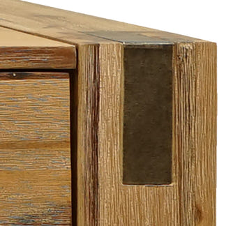 Sanava 3 Drawer Desk - Driftwood