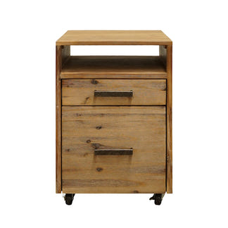 Sanava 2 Drawer Filing Cabinet - Driftwood