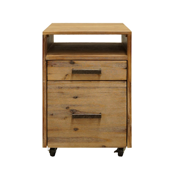 Sanava 2 Drawer Filing Cabinet - Driftwood