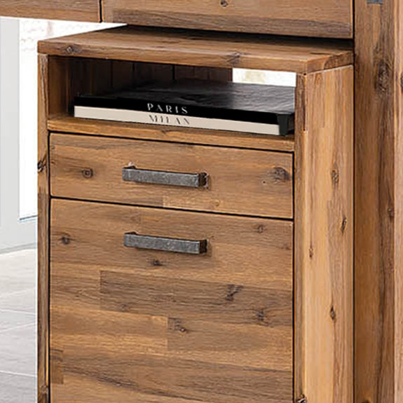 Sanava 2 Drawer Filing Cabinet - Driftwood