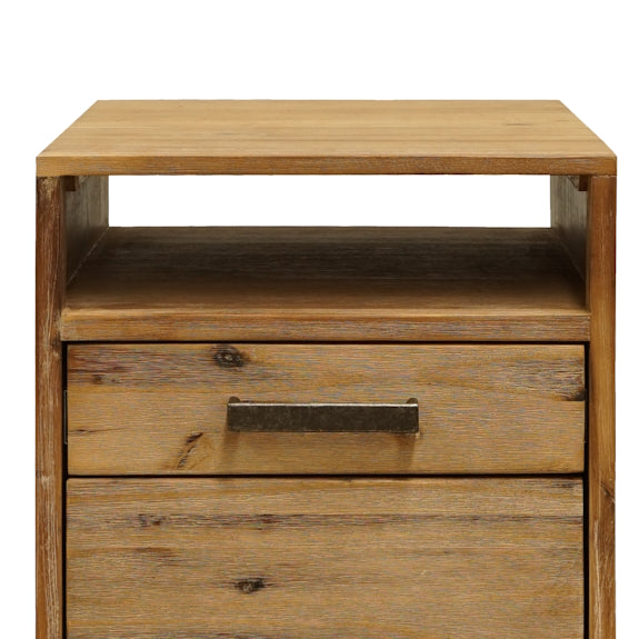 Sanava 2 Drawer Filing Cabinet - Driftwood