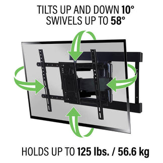 Sanus 40-90 Inch Super-Slim Full Motion Mount