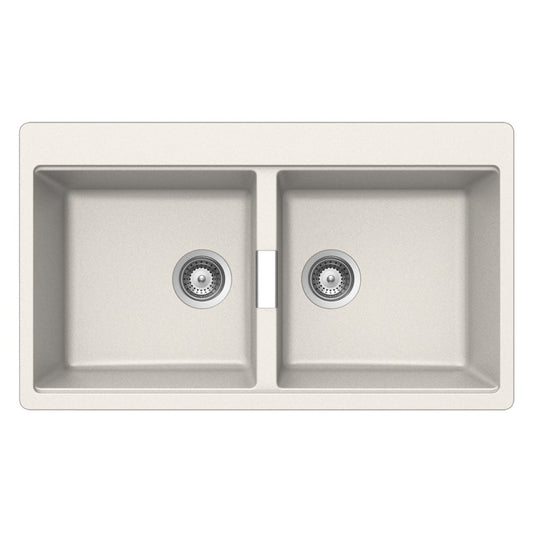 Schock Horizont N200 Double Sink - White